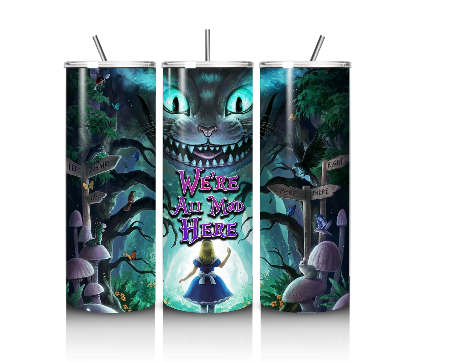 20 OZ ALICE IN WONDERLAND TUMBLER