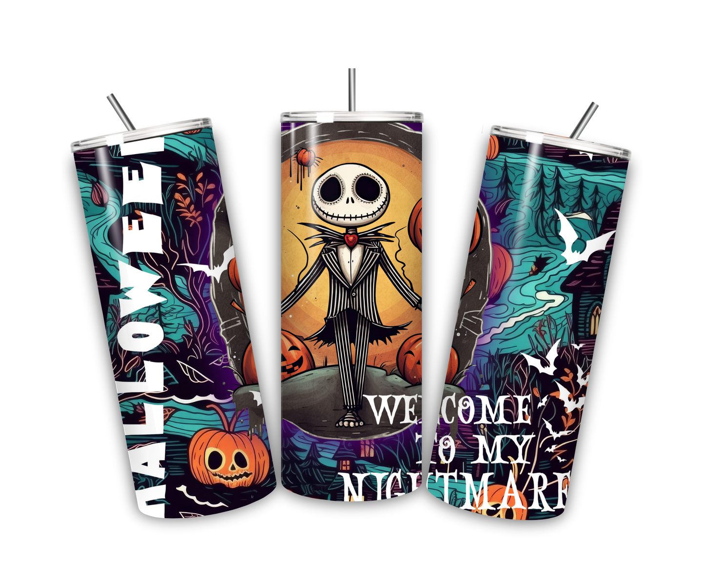 20 OZ NIGHTMARE BEFORE HALLOWEEN TUMBLER