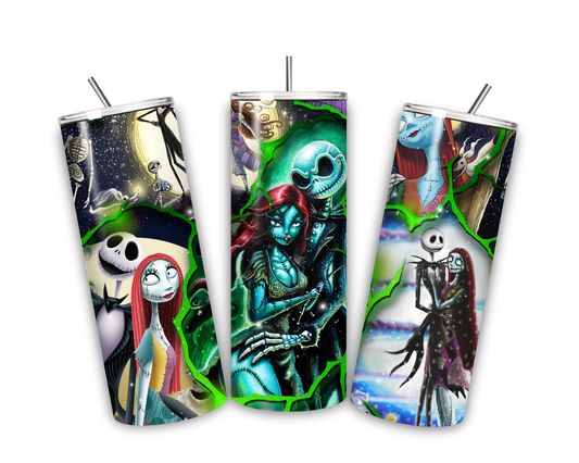 20 OZ NIGHTMARE BEFORE CHRISTMAS HORROR TUMBLER