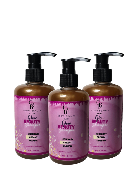 Glow Beauty Bliss Rosemary Creamy Shampoo Wholesale 8oz
